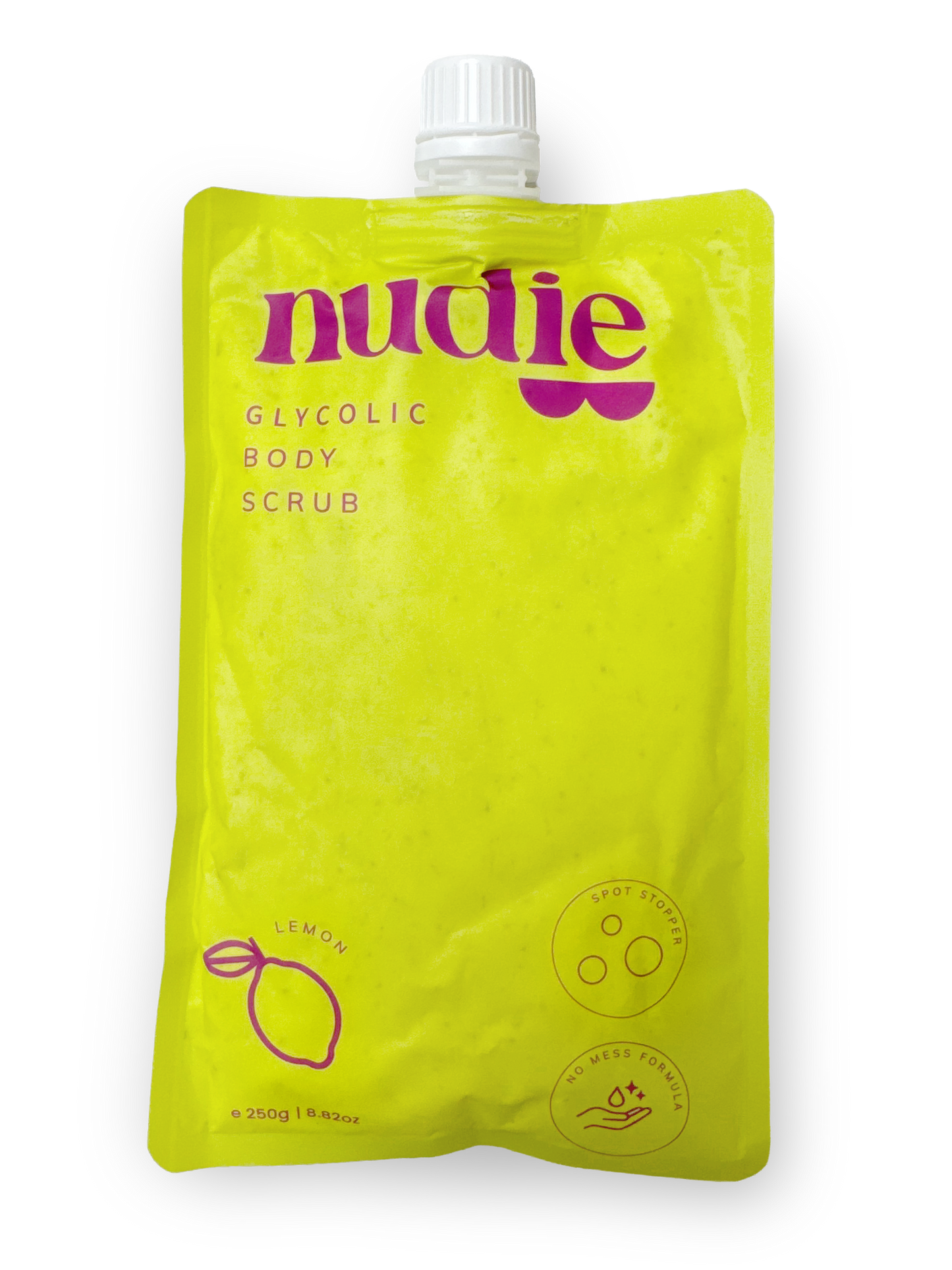 Nudie Glycolic Scrub - Lemon BUY6 GET1 FREE