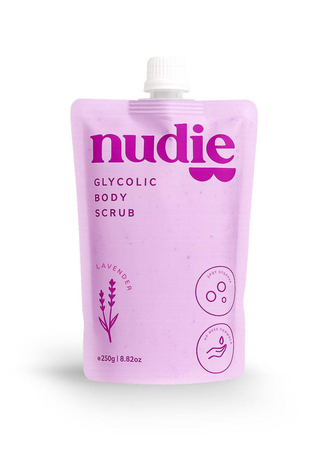Nudie Glycolic Scrub - Lavender
