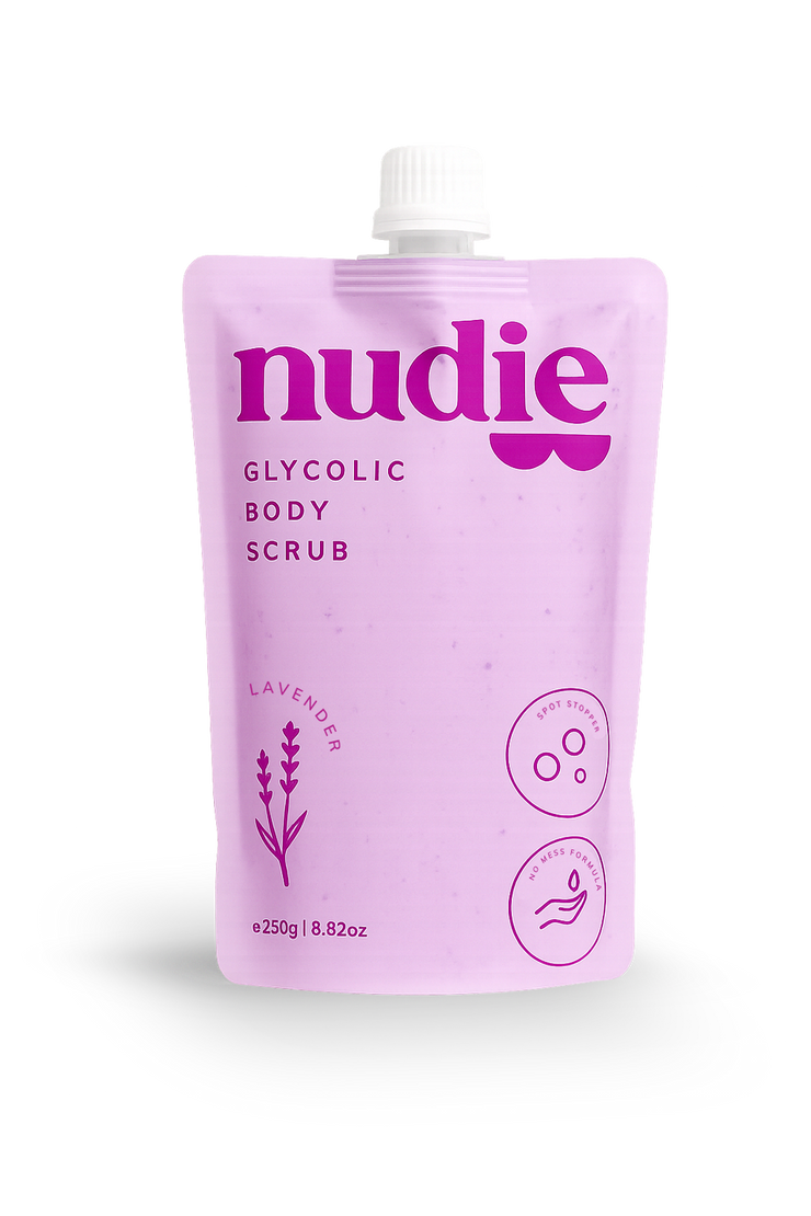 Nudie Glycolic Scrub - Lavender