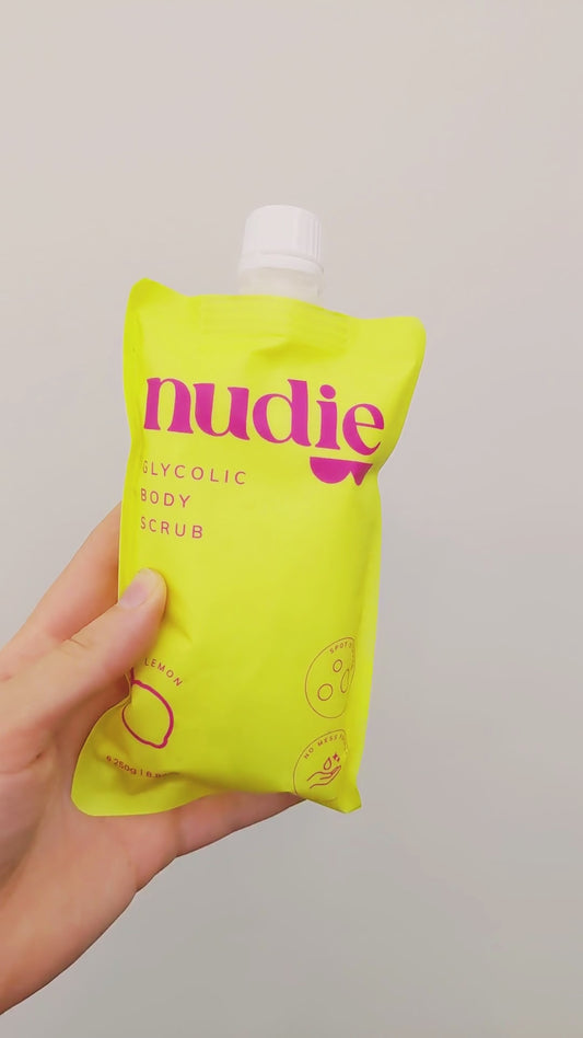 Nudie Glycolic Scrub - Lemon BUY6 GET1 FREE